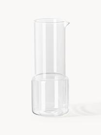 Ručne fúkaná karafa na vodu Gustave, 1.4 l, Borosilikátové sklo, Priehľadná, 1,4 l