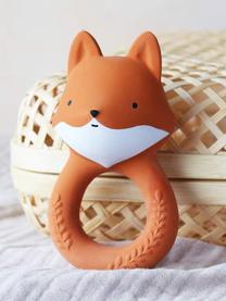 Bijtring Fox van natuurlijk rubber, Natuurlijk rubber, Oranje, B 7 x H 12 cm