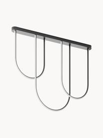 Lampa wisząca LED Ivar, Aluminium powlekane, Czarny, matowy, S 110 x W 90 cm