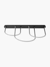 Lampa wisząca LED Ivar, Aluminium powlekane, Czarny, matowy, S 110 x W 90 cm