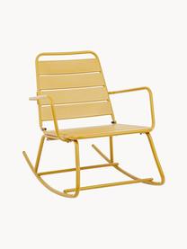 Fauteuil de jardin à bascule Lillian, Acier, revêtement par poudre, Ocre, larg. 63 x haut. 74 cm