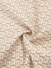 Set 3 federe arredo fantasia in cotone beige Cousin, 100% cotone, Beige & bianco, fantasia, Larg. 45 x Lung. 45 cm