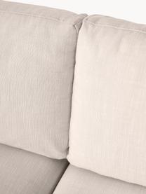 Canapé d'angle modulable avec revêtement amovible Russell, Tissu beige clair, larg. 412 x prof. 206 cm