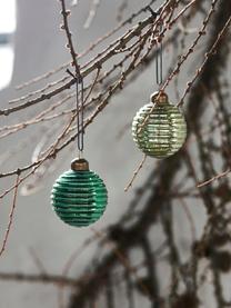 Boules de Noël Lolli, 6 élém., Vert, vert clair, Ø 6 x haut. 7 cm