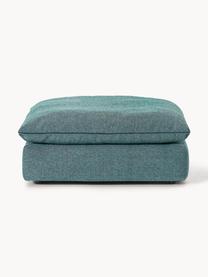 Pouf Felix, Tissu vert turquoise, larg. 100 x prof. 110 cm