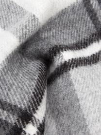 Kockovaný poťah na vankúš Neva, 100 % polyakryl, Čierna, sivá, biela, Š 45 x D 45 cm