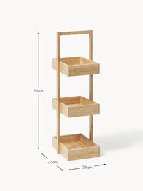 Stojan na ručníky z bambusu Kit, Dřevovláknitá deska střední hustoty (MDF) s bambusovou dýhou

Tento produkt je vyroben z udržitelných zdrojů dřeva s certifikací FSC®., Bambusové dřevo, Š 28 cm, V 70 cm