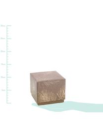 Geschenkbox Ferice, Kraftpapier, Braun, Goldfarben, 10 x 9 cm