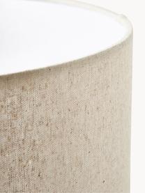 Lampa stołowa z ceramiki Marin, Nugatowy, jasny beżowy, Ø 35 x W 46 cm