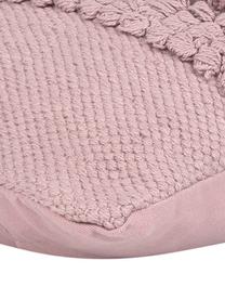 Housse de coussin rectangulaire bohème Monika, Vieux rose