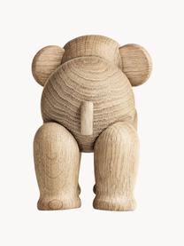 Figura decorativa Elefant, Madera de roble, Marrón claro, An 17 x Al 12 cm