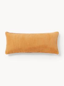 Cojín alargado de pana Kylen, Funda: pana (90% poliéster, 10% , Naranja, An 30 x L 70 cm