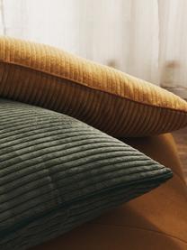 Poduszka ze sztruksu Kylen, Tapicerka: sztruks (90% poliester, 1, Pomarańczowy, S 30 x D 70 cm