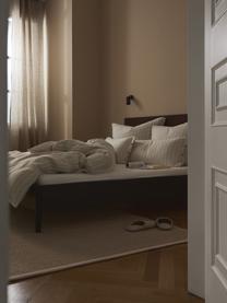 Housse de couette en mousseline Saige, Beige clair, larg. 200 x long. 200 cm