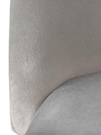 Sedia da bar Maxine, Rivestimento: 100% poliestere, Gambe: metallo rivestito, Grigio, nero, Larg. 48 x Alt. 102 cm