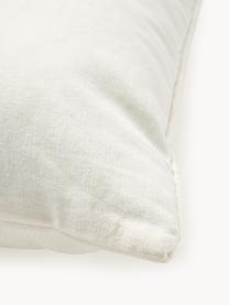 Haftowana poszewka na poduszkę z bawełny Vahid, Jasny beżowy, S 45 x D 45 cm
