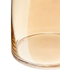 Mondgeblazen glazen vaas Myla in amberkleur, Glas, Amberkleurig, Ø 14 x H 28 cm