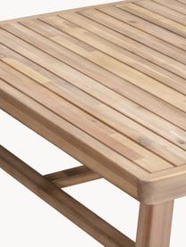 Set lounge para exterior de madera de acacia Lu, 4 pzas., Tapizado: 100% poliéster (resistent, Estructura: madera de acacia maciza, Gris, madera de acacia, An 143 x F 72 cm