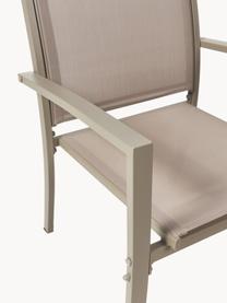 Salotto da giardino Trent 4 pz, Struttura: alluminio verniciato a po, Seduta: textilene, Beige, Set in varie misure