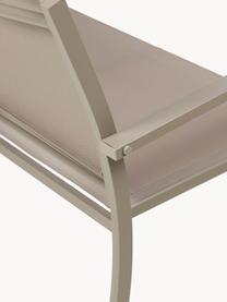 Salotto da giardino Trent 4 pz, Struttura: alluminio verniciato a po, Seduta: textilene, Beige, Set in varie misure