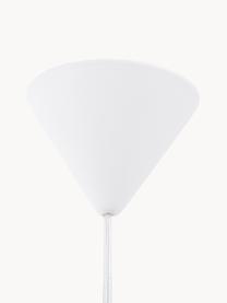 Petite suspension Ray, Blanc, bois de chêne, Ø 12 x haut. 10 cm