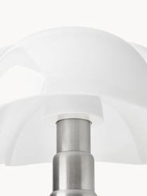 Lámpara de mesa LED regulable Pipistrello, Estructura: metal, aluminio pintado, Marrón oscuro mate, Ø 27 x Al 35 cm