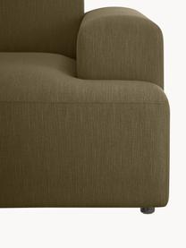 Ecksofa Melva (4-Sitzer), Bezug: 100% Polyester Der hochwe, Gestell: Massives Kiefernholz, Spa, Webstoff Olivgrün, B 319 x T 196 cm, Eckteil rechts