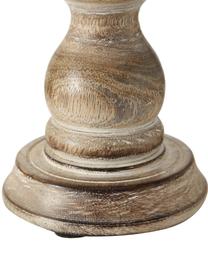 Candelabros Mangifera, 2 uds., Marrón oscuro, Tonos marrones, Ø 10 x Al 23 cm
