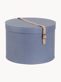 Boîtes de rangement rondes Rut, 2 élém., Gris-bleu, Lot de tailles différentes