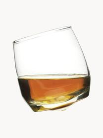 Bicchiere da whisky Rocking 6 pz, Vetro soffiato a mano, Trasparente, Ø 7 x Alt. 9 cm, 200 ml