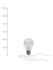 E27 peertje, 4 watt, dimbaar, warmwit, 1 stuk, Peertje: glas, Fitting: aluminium, Transparant, Ø 6 x H 11 cm