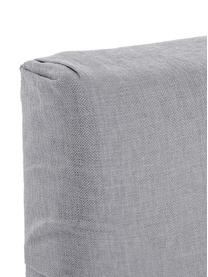 Letto boxspring premium Pheobe, Materasso: a molle insacchettate a 7, Piedini: legno di faggio massiccio, Grigio, 200 x 200