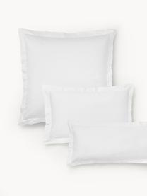 Funda de almohada de satén Premium, Blanco, An 45 x L 110 cm