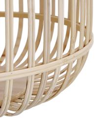 Lámpara de pie trípode Bordesley, Pantalla: bambú, madera, Negro, marrón claro, Al 139 cm