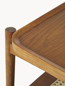 Konferenčný stolík z dubového dreva Tony, Dubové drevo, morené do tmava, Š 110 x V 35 cm