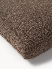 Bouclé-Sofa-Kissen Tribeca, Hülle: Bouclé (93 % Polyester, 6, Bouclé Dunkelbraun, B 50 x L 70 cm