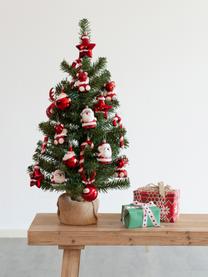 Decoratieve kerstboomset Imperial, set van 21, Kunststof, Donkergroen, rood, wit, Ø 41 x H 75 cm