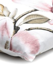 Taie d'oreiller 50x75 coton Magnolia, 2 pièces, Blanc, rose, vert, 50 x 75 cm