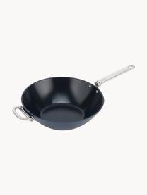 Wok avec revêtement anti-adhésif Space, Gris-bleu, argenté, Ø 32 x haut. 15 cm