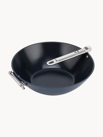 Wok avec revêtement anti-adhésif Space, Gris-bleu, argenté, Ø 32 x haut. 15 cm