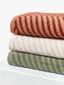 Ręcznik z bawełny Fatu, różne rozmiary, Odcienie terakoty, Ręcznik do rąk, S 50 x D 100 cm, 2 szt.