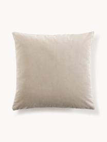 Poszewka na poduszkę z aksamitu Rush, 2 szt., 100% poliester z recyklingu, Jasny beżowy, S 45 x D 45 cm