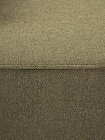 Chauffeuse modulable Lennon, Tissu vert olive, larg. 89 x prof. 119 cm
