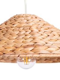 Závesná boho lampa Corb, Tráva vodného hyacintu, Ø 45 x V 14 cm