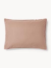 Funda de almohada de percal lavado Debbie, Turrón, An 45 x L 110 cm