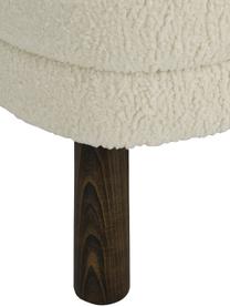 Teddy-Sofa Tress (2-Sitzer) mit Kieferholz-Füßen, Bezug: Teddy (100 % Polyester), Korpus: Sperrholz, Kieferholz, Beine: Eschenholz, Teddy Weiß, B 140 x T 65 cm