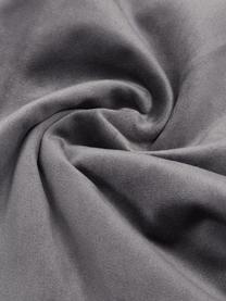Samt-Kissenhülle Lucie mit Struktur-Oberfläche, 100 % Samt (Polyester), Dunkelgrau, B 30 x L 50 cm