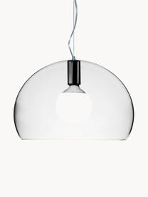Hanglamp Small FL/Y, Lampenkap: kunststof, Transparant, Ø 38 x H 28 cm