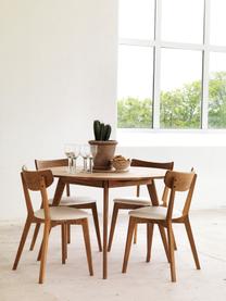 Okrúhly jedálenský stôl z dubového dreva Yumi, Ø 115 cm, Dubové drevo, Ø 115 cm