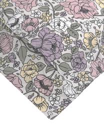 Renforcé-Bettwäsche Adrienne mit Blumen-Print und Stehsaum, Webart: Renforcé Fadendichte 144 , Bunt, 135 x 200 cm + 1 Kissen 80 x 80 cm
